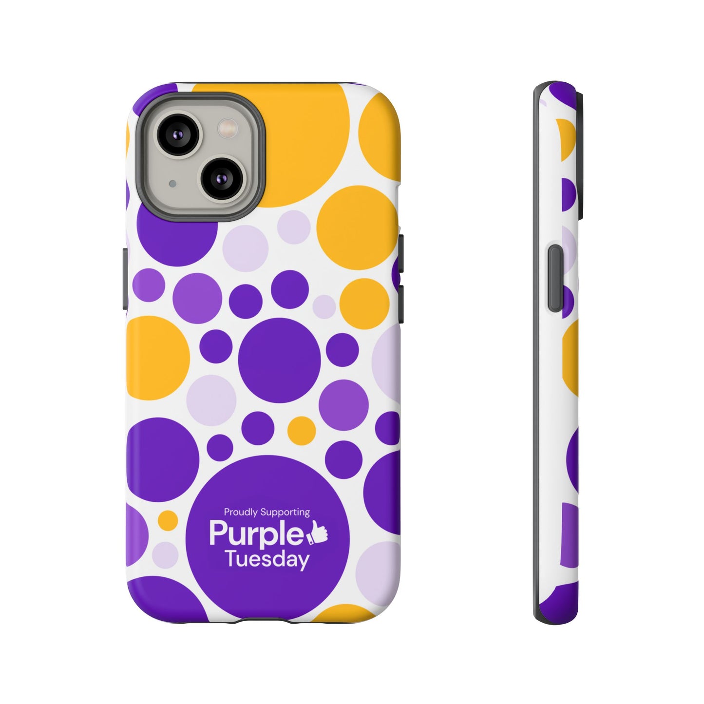Purple Tuesday Tough Patterned Phone Case