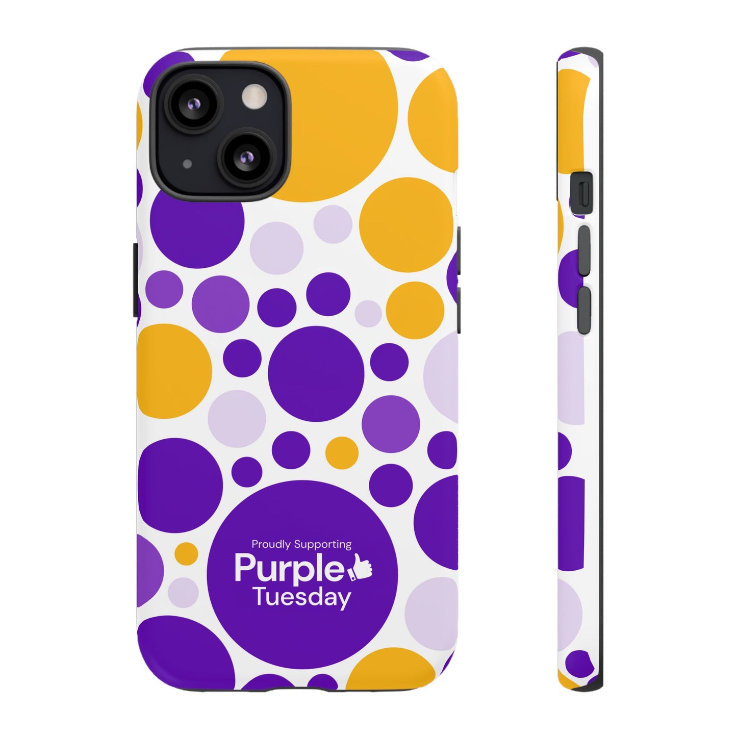 Purple Tuesday Tough Patterned Phone Case