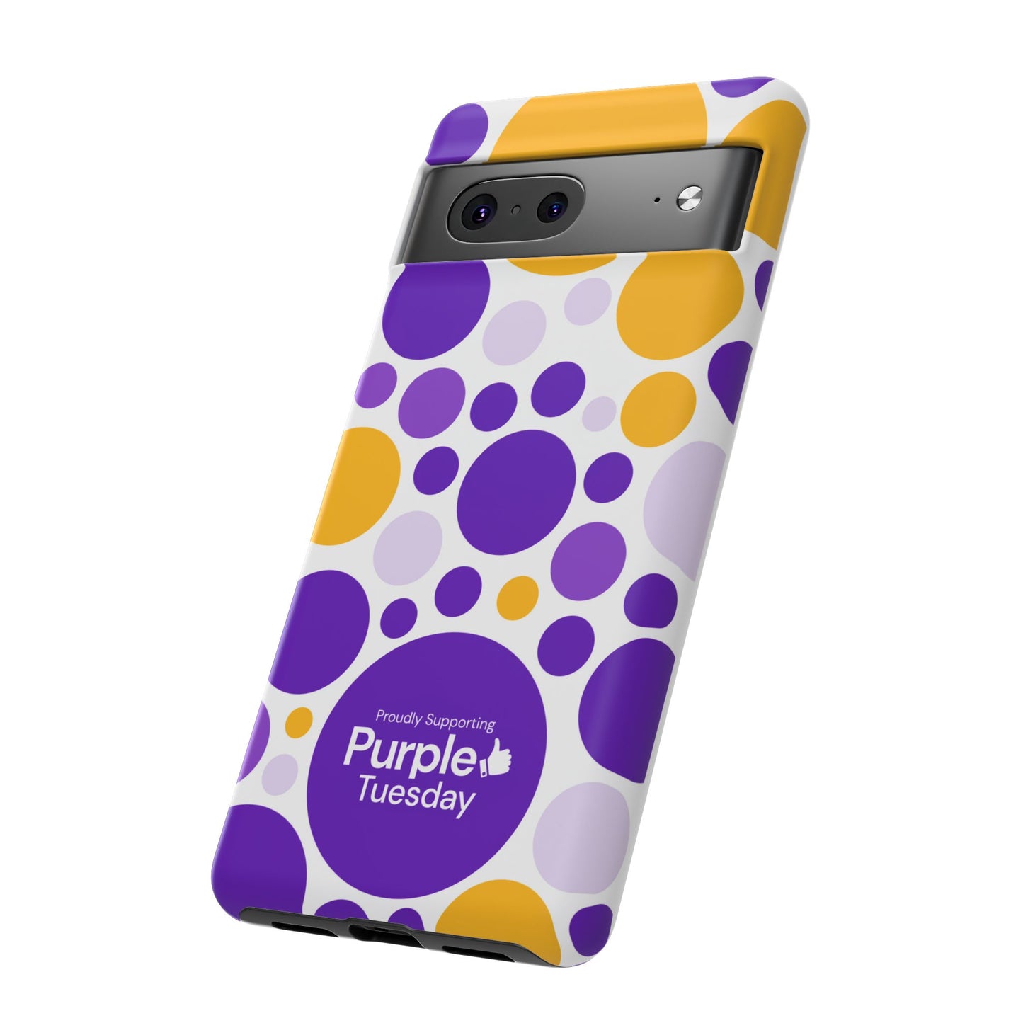 Purple Tuesday Tough Patterned Phone Case