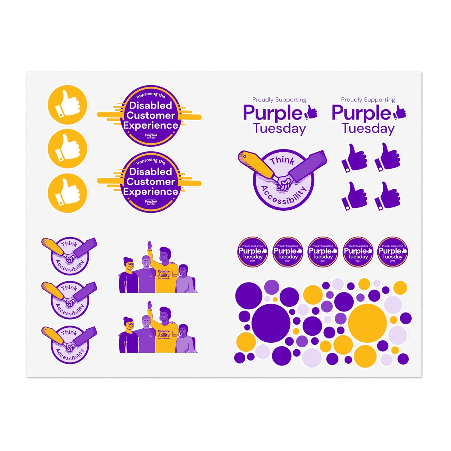 Merch Sticker Sheets