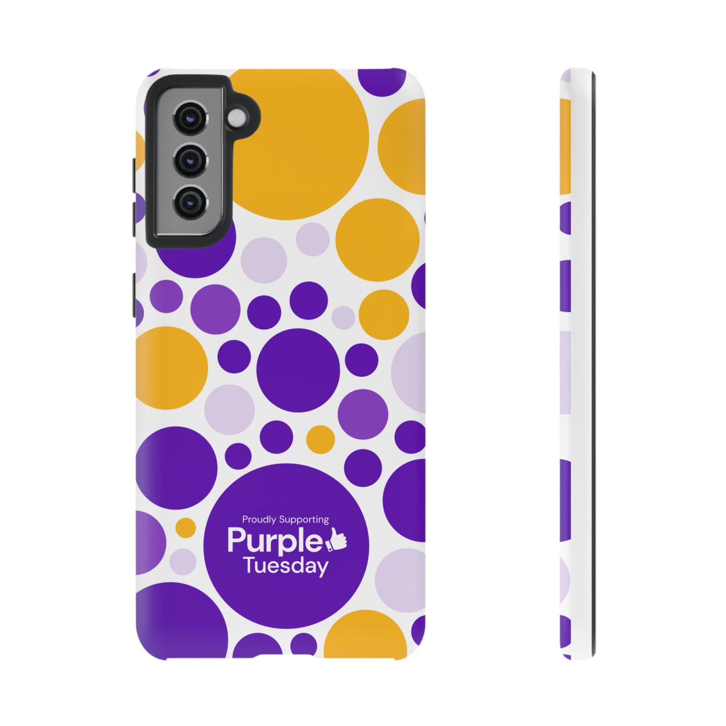 Purple Tuesday Tough Patterned Phone Case