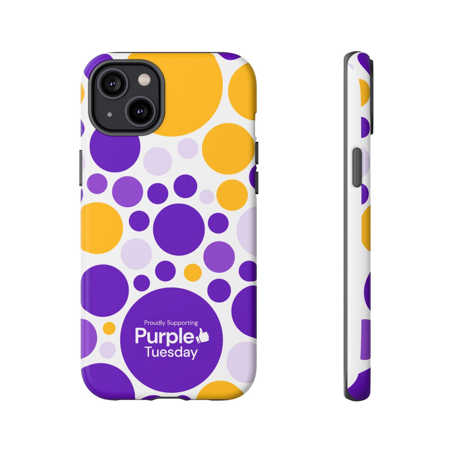 Purple Tuesday Tough Patterned Phone Case