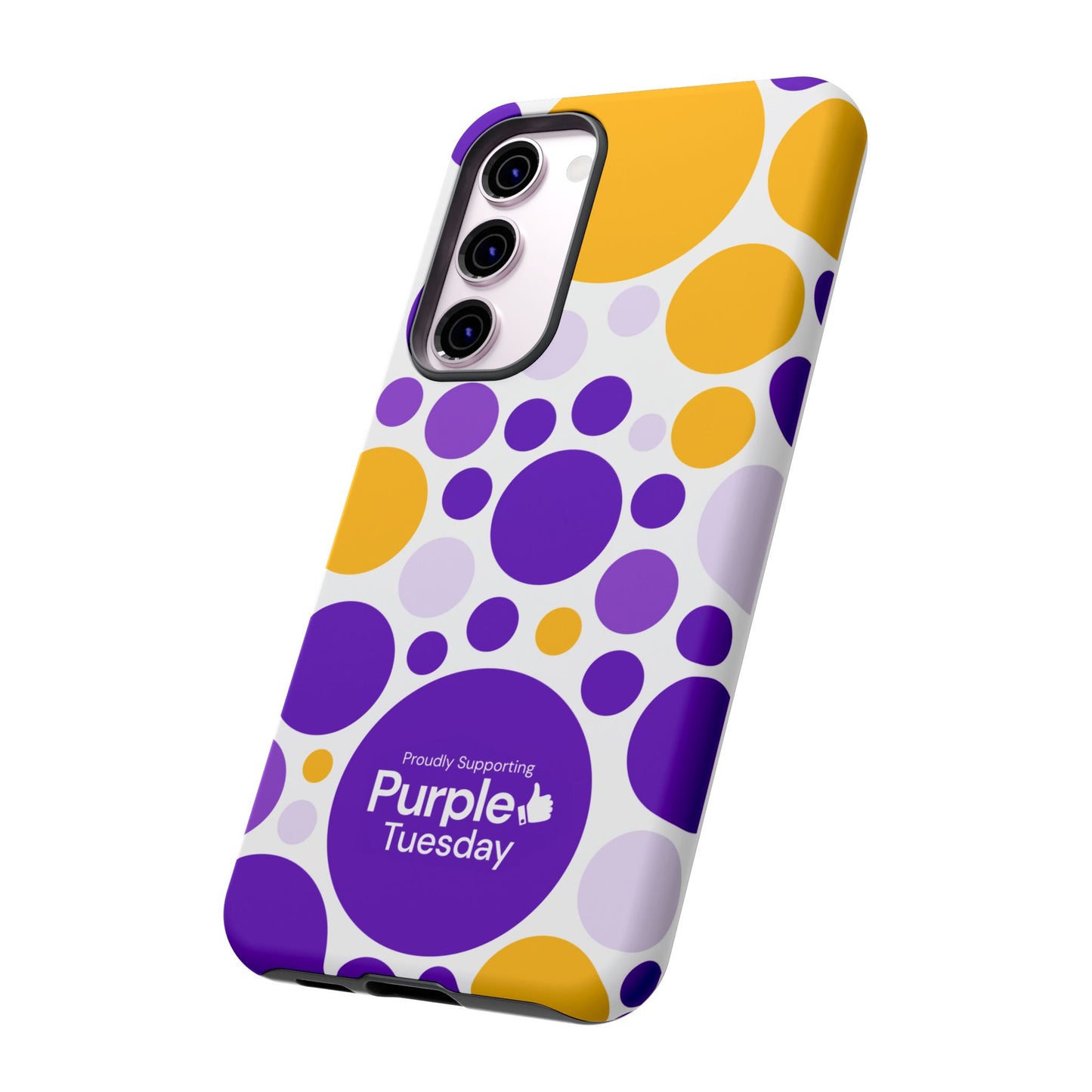 Purple Tuesday Tough Patterned Phone Case