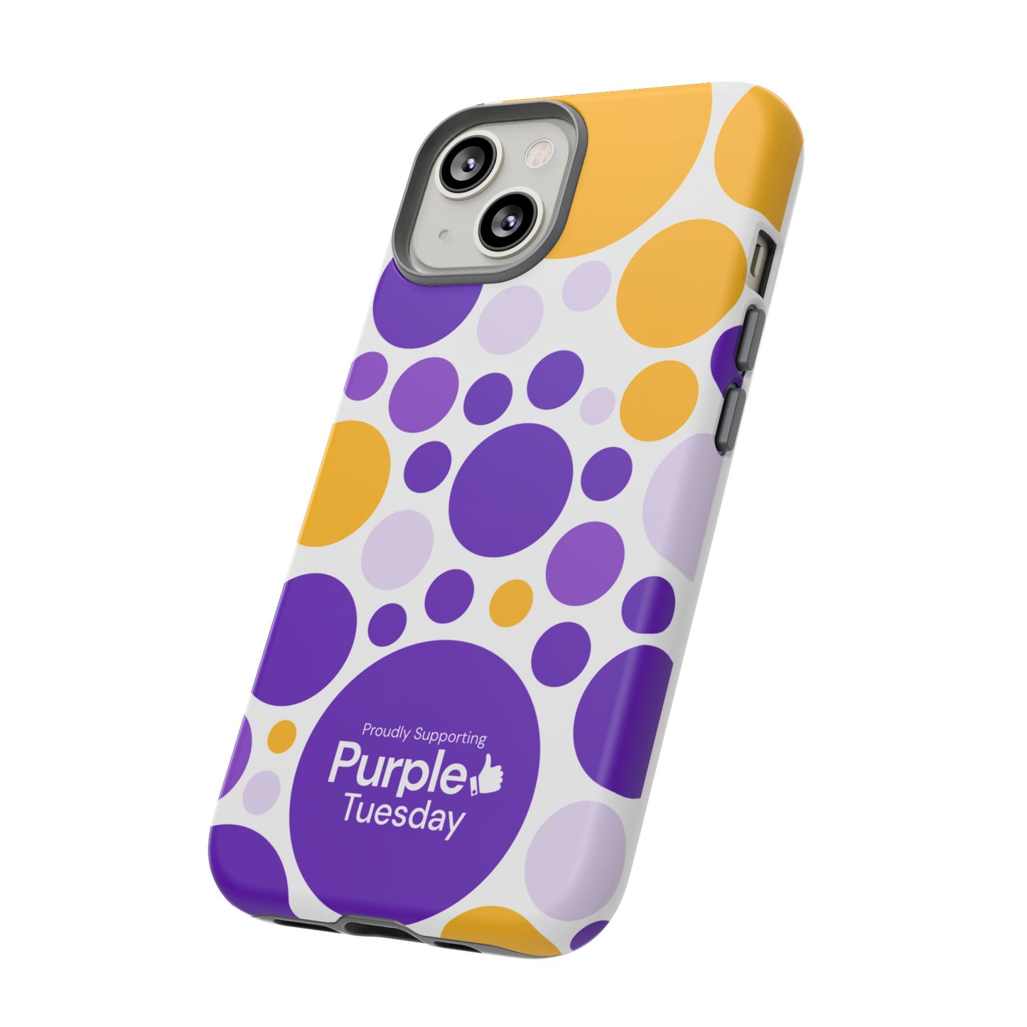 Purple Tuesday Tough Patterned Phone Case