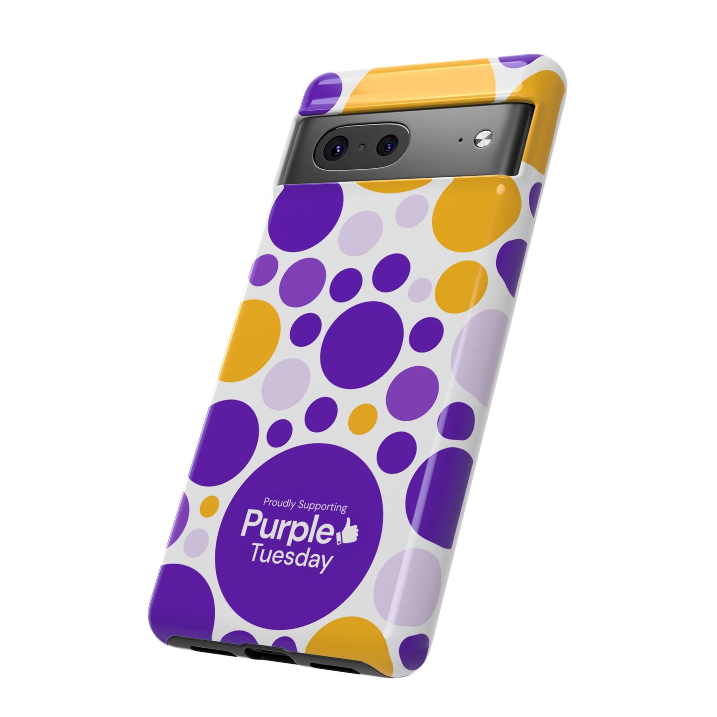 Purple Tuesday Tough Patterned Phone Case