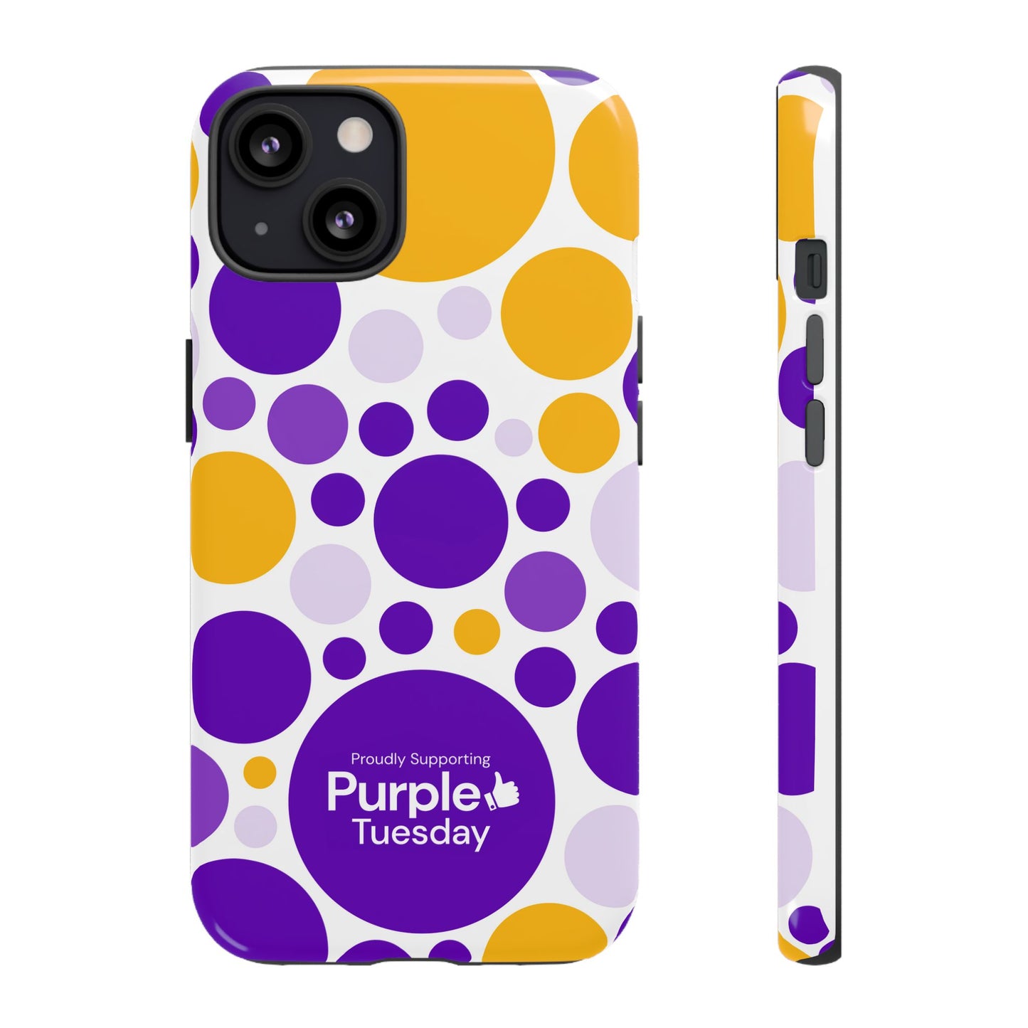 Purple Tuesday Tough Patterned Phone Case