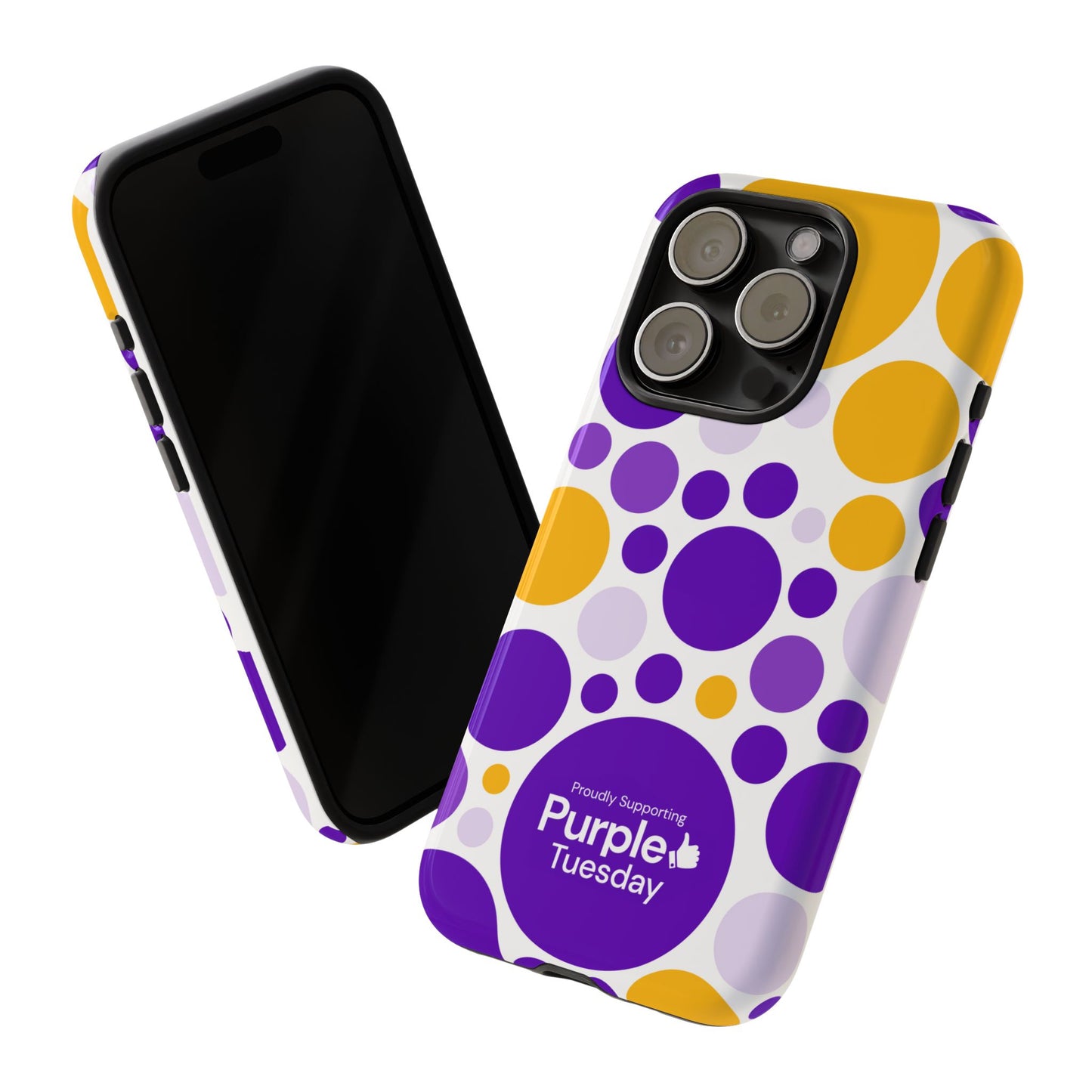 Purple Tuesday Tough Patterned Phone Case