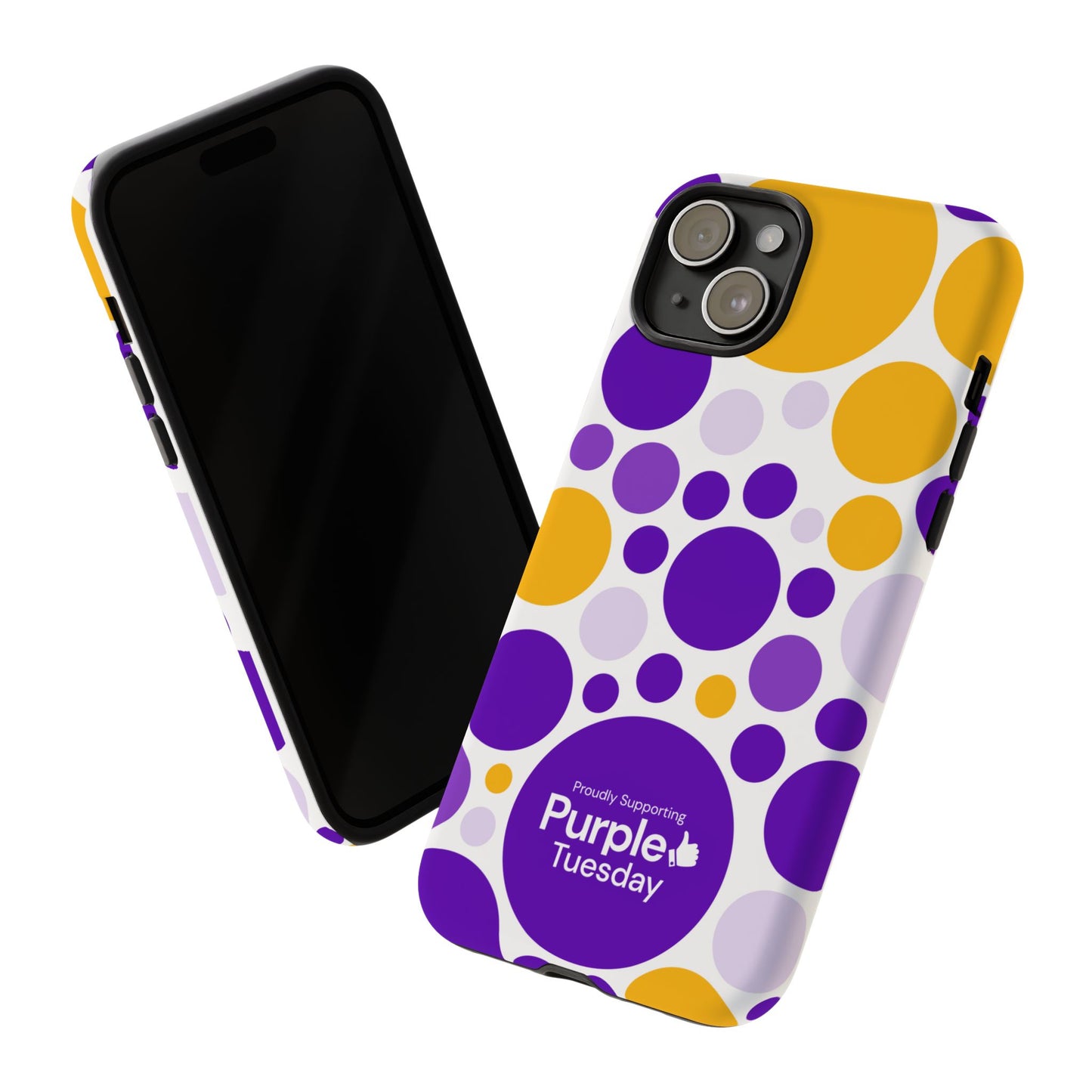 Purple Tuesday Tough Patterned Phone Case