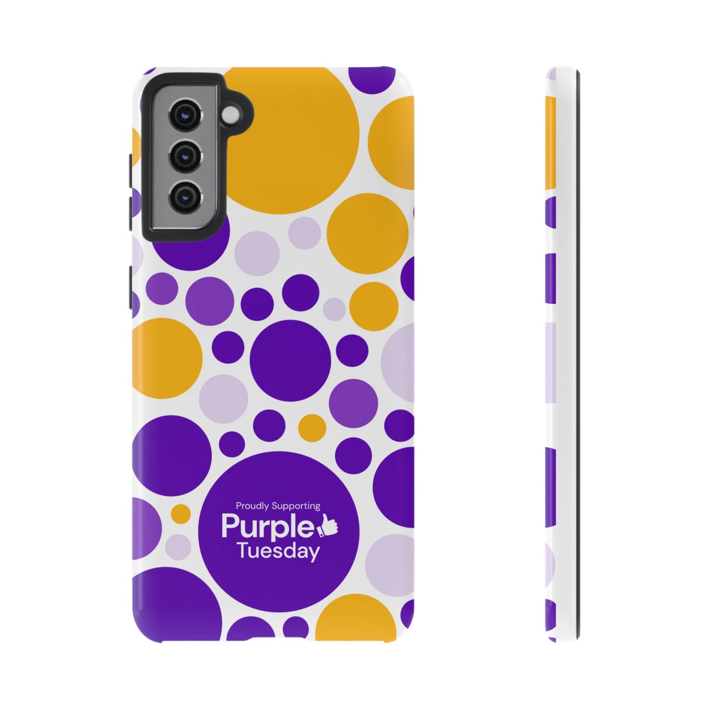 Purple Tuesday Tough Patterned Phone Case