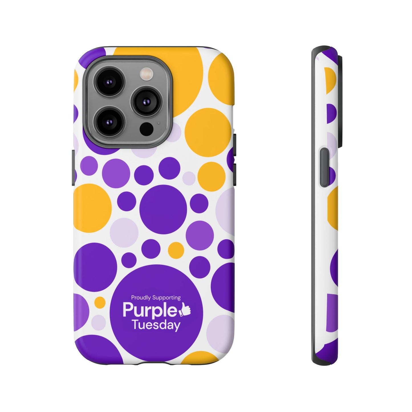 Purple Tuesday Tough Patterned Phone Case