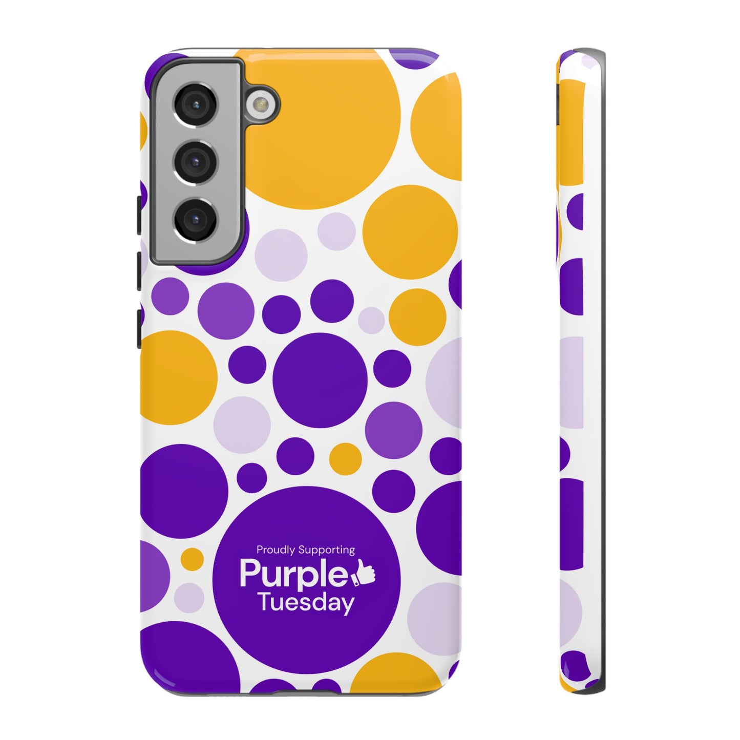 Purple Tuesday Tough Patterned Phone Case