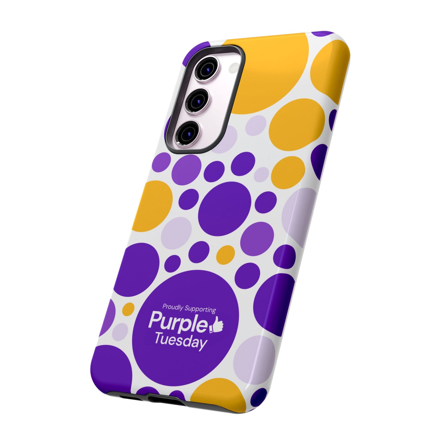 Purple Tuesday Tough Patterned Phone Case