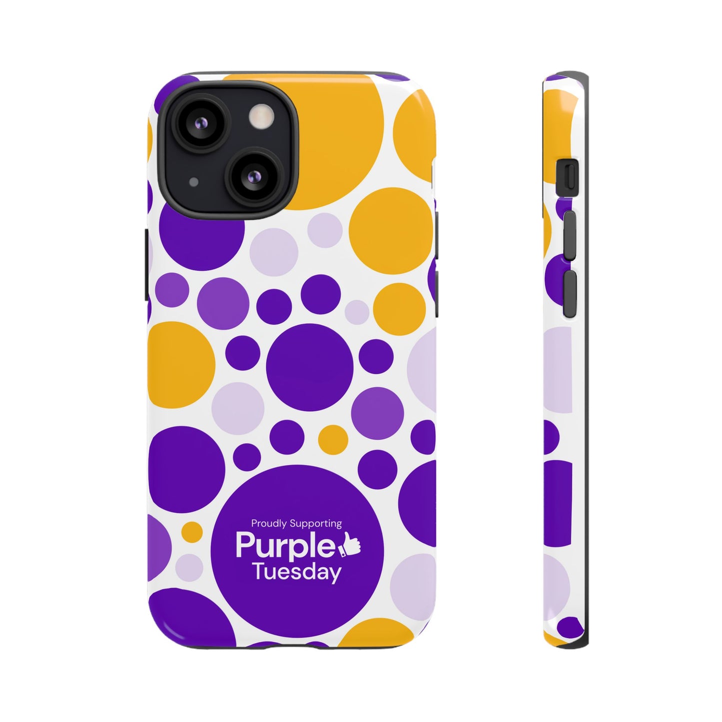 Purple Tuesday Tough Patterned Phone Case