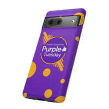 Load image into Gallery viewer, Proudly Supporting Purple Tuesday Tough Phone Case
