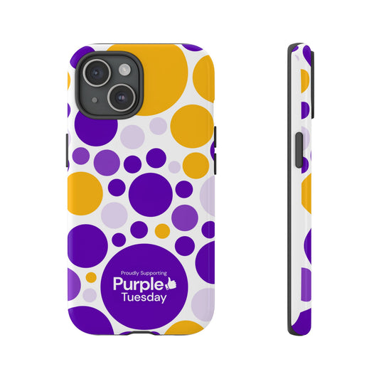 Purple Tuesday Tough Patterned Phone Case