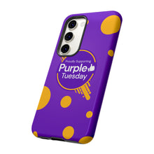 Load image into Gallery viewer, Proudly Supporting Purple Tuesday Tough Phone Case
