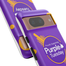 Load image into Gallery viewer, Proudly Supporting Purple Tuesday Tough Phone Case
