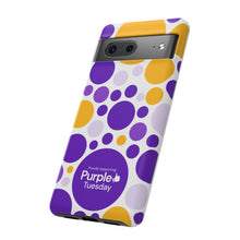 Load image into Gallery viewer, Purple Tuesday Tough Patterned Phone Case
