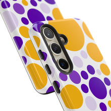 Load image into Gallery viewer, Purple Tuesday Tough Patterned Phone Case
