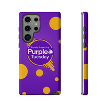 Load image into Gallery viewer, Proudly Supporting Purple Tuesday Tough Phone Case
