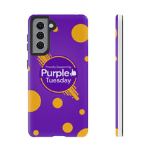 Load image into Gallery viewer, Proudly Supporting Purple Tuesday Tough Phone Case
