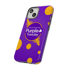 Load image into Gallery viewer, Proudly Supporting Purple Tuesday Tough Phone Case
