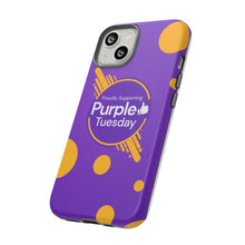 Load image into Gallery viewer, Proudly Supporting Purple Tuesday Tough Phone Case
