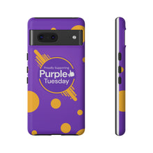 Load image into Gallery viewer, Proudly Supporting Purple Tuesday Tough Phone Case
