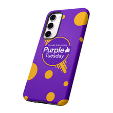 Load image into Gallery viewer, Proudly Supporting Purple Tuesday Tough Phone Case
