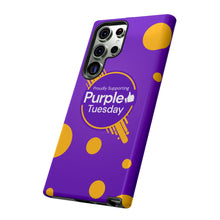 Load image into Gallery viewer, Proudly Supporting Purple Tuesday Tough Phone Case
