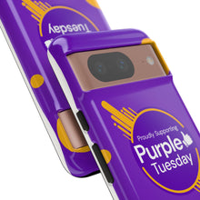 Load image into Gallery viewer, Proudly Supporting Purple Tuesday Tough Phone Case
