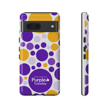 Load image into Gallery viewer, Purple Tuesday Tough Patterned Phone Case
