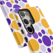 Load image into Gallery viewer, Purple Tuesday Tough Patterned Phone Case
