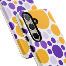 Load image into Gallery viewer, Purple Tuesday Tough Patterned Phone Case
