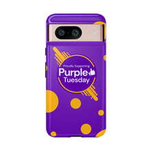 Load image into Gallery viewer, Proudly Supporting Purple Tuesday Tough Phone Case
