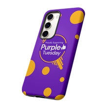 Load image into Gallery viewer, Proudly Supporting Purple Tuesday Tough Phone Case
