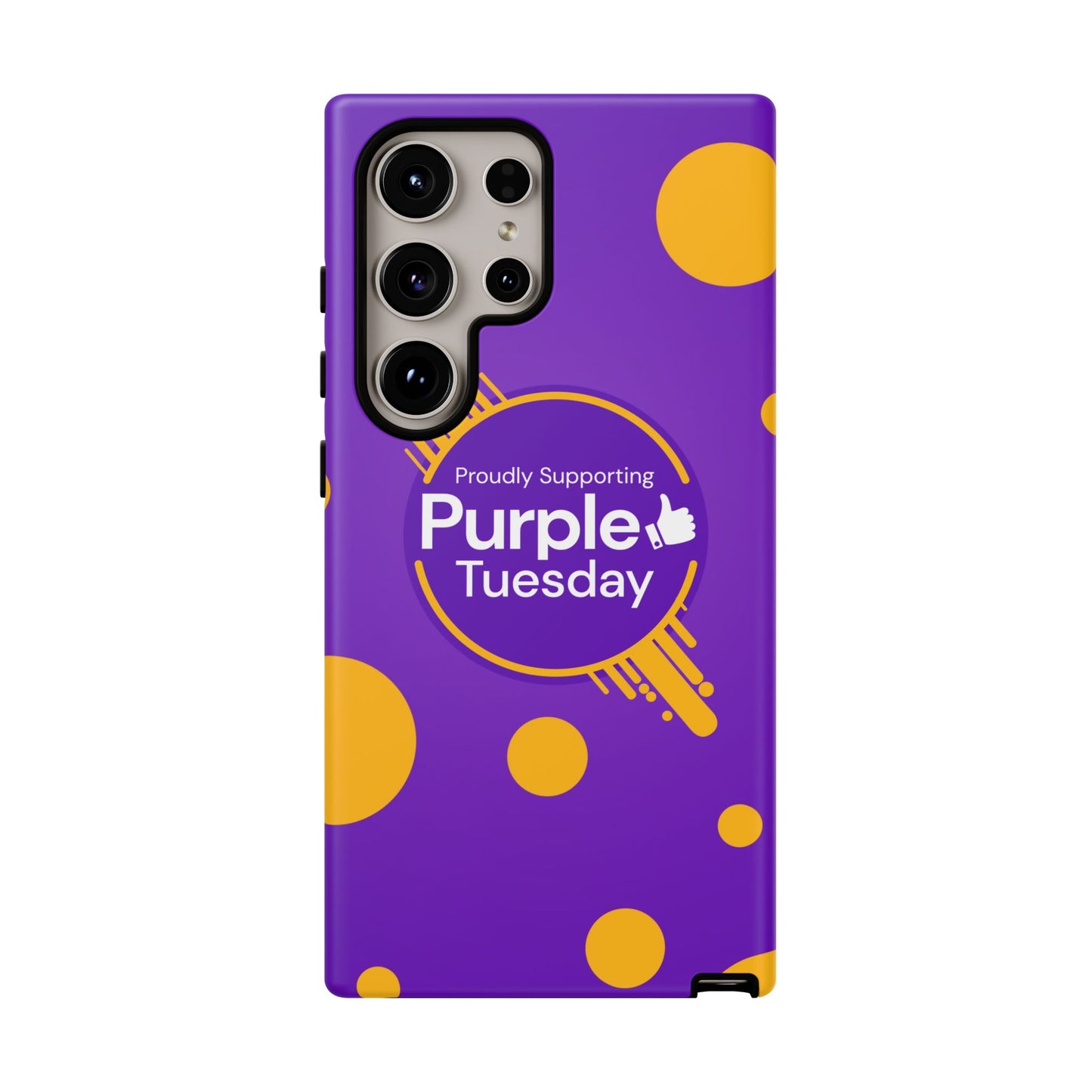 Proudly Supporting Purple Tuesday Tough Phone Case