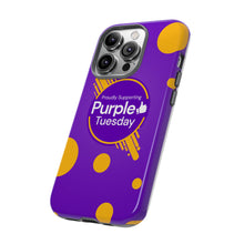 Load image into Gallery viewer, Proudly Supporting Purple Tuesday Tough Phone Case
