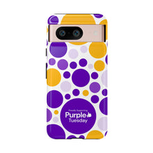 Load image into Gallery viewer, Purple Tuesday Tough Patterned Phone Case
