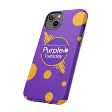 Load image into Gallery viewer, Proudly Supporting Purple Tuesday Tough Phone Case
