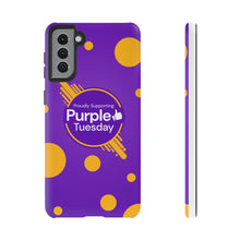 Load image into Gallery viewer, Proudly Supporting Purple Tuesday Tough Phone Case
