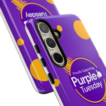 Load image into Gallery viewer, Proudly Supporting Purple Tuesday Tough Phone Case
