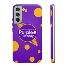 Load image into Gallery viewer, Proudly Supporting Purple Tuesday Tough Phone Case
