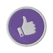 Load image into Gallery viewer, Purple Tuesday Embroidered patches
