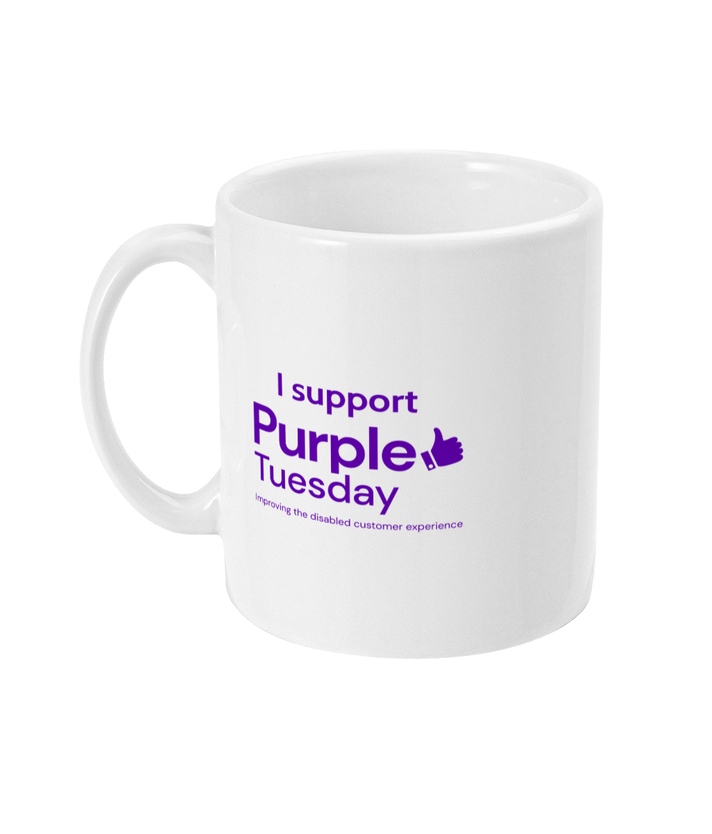 11oz Mug I support Purple Tuesday